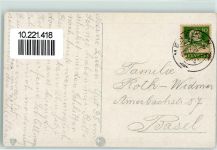 Veilchenstrauß AK Blume 1923