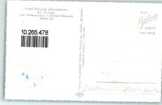 64658 W6145 Winterkasten Gebrauchsspuren Rückseite mit Abschürfungen und Kleberesten Hotel Kaiserturm H Tögel