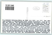 Schmidt Zabierow Hütte - Beschreibung aufgeklebt