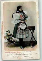 Kyjov 1908 Gebrauchsspuren Tracht