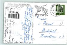 76332 W7506 Bernbach , Schwarzw - Rückseite mit Abschürfungen bzw Kleberesten