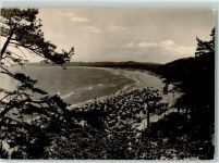 18586 O2356 Sellin , Ostseebad - Ostseestrand Strandkörbe