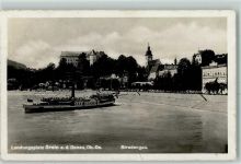 4360 Grein 1934 - Dampfschiff Landungsplatz Kirche