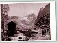 Bild 6 Der Dachstein sign. J. Alt AK Österreichhilfe Künstlerkarte