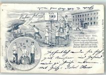 Noch 99 Tage AK Reserve 1907 Gebrauchsspuren