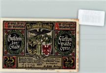 15517 O1240 Fürstenwalde , Spree - Notgeld Scherenschnitt