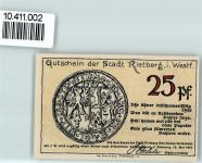 33397 W4835 Rietberg - Notgeld
