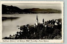 78354 W7767 Sipplingen Foto AK Ruine Bodmann Schloß Frauenberg Bodensee