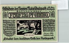 29614 W3040 Soltau - Notgeld Wildschütz