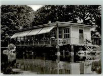 08396 O9611 Waldenburg , Sachs - Grünefelder Park Gondelteich Gasthaus Parkschlößchen