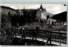53474 W5483 Ahrweiler - Kloster Kalvarienberg Kinder auf Holzbrücke