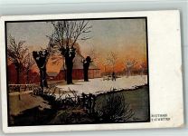 sign Mattaei - Tauwetter - Winter , Ecke geschürft Teubner 1935