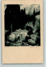Böcklins Grab, Gute Erhaltung Böcklin, A.