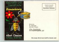 23858 W2067 Reinfeld Holstein - Biene Biehnenhonig Blume Honigversand Hof Ratzbek Werbung
