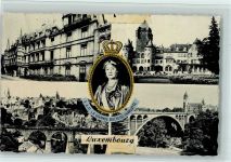 La Grande Duchesse Charlotte , gute Erhaltung AK Adel Luxemburg