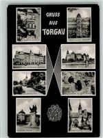 04860 O7290 Torgau - Rathaus Schloss Hartenfels Sowj. Denkmal