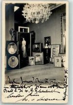 10115 O1147 Mahlsdorf 1904 Privatfoto AK Händelstraße 2 Gemäldesammlung Ort handschriftlich