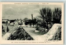 Paris Architekten G. Olivier et J. G. Lambert Exposition Coloniale Internationale 1931 Nr 506 L'Avenue des Colonies vue de la Terrasse du Restaurant de L. A. O. F, Architekt