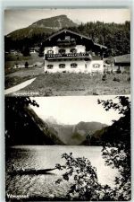 83471 W8240 Königssee b Berchtesgaden - Schwöbhäusl Konigssee Ruderboot