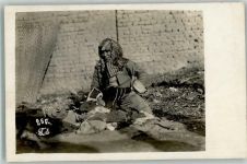 Skopje Uskub Foto AK Tracht Ort handschriftlich