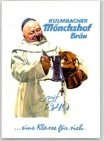 95326 W8650 Kulmbach - Werbung Kulmbacher Mönchshof Mönch