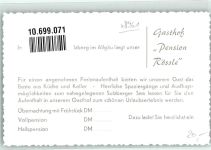 87477 W8961 Sulzberg , Allgäu FOTO KEINE AK Gasthaus Pension Rössle Kirche