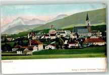 83317 W8221 Teisendorf 1909 - mit Pfarrkirche St. Andreas