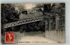 92190 Meudon 1905 Foto AK Bergbahn Briefmarke Bildseite