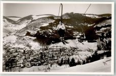 W7868 Todtnau Skilift zum Hasenhorn Skilaufen Sessellift Foto AK
