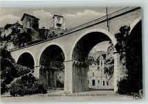 Pont et Chapelle Ste Devote - Brücke ca 1905 AK