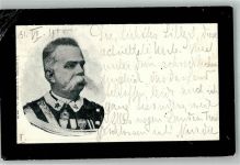 King of Italy Umberto + Adelskorrespondenz Adel Italien 1900 Gebrauchsspuren