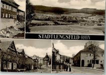 36404 O6220 Stadtlengsfeld - FDGB-Diätheim Gesamtansicht Marktstraße Felda-Lichtspiele 4-Bildaufnahme