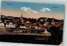 83714 W8160 Miesbach Foto AK Bahnhof