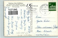 63477 W6457 Dörnigheim - Ortsansicht Fachwerkhaus Kirche