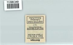 37688 W3472 Beverungen - Vignette Wappen Kaffee Hag ca 1920-1940