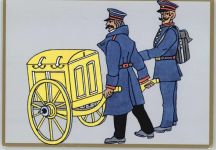 Preußischer Postbeamte im 19. Jahrhundert Postbote