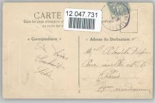 Relief-Druck, Bonne Annee Reliefdruck 1908 Prägedruck