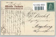 W8000 München Heckenrosentag Mai 1912 sign Kaulbach - Baby es regnet Geld Blumentag Künstlerkarte