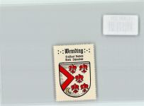 86650 W8853 Wemding - Vignette Wappen Kaffee Hag ca 1920-1940