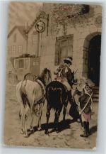 Fotomontage 1918 AK Postillione Postbote
