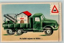 Kranwagen - Verkehrzeichen Lkw