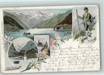 83471 W8240 St Bartholomä Künstlerkarte Königsee