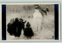 Kinder Schneemann Schneemann