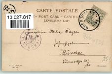 Hutmode - 1905 Muff litho M.M. Vienne Nr. 191 AK Parkinson, E. Künstlerkarte