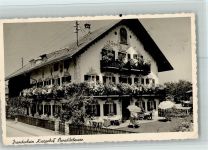 83671 W8174 Benediktbeuern 1955 Foto AK Fremdenheim Kretzenhof - Hausmalerei AK