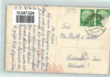 83671 W8174 Benediktbeuern 1955 Foto AK Fremdenheim Kretzenhof - Hausmalerei AK