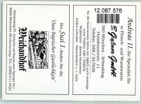 Susi I. und Andreas II Original Autogramm Münchner Prinzenpaar Karneval