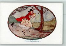 Serie 130 (8 dess) Il pleut, il pleut, Bergere, sehr gute Erhaltung Cramer, M. (Rie)