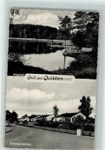 25451 W2085 Quickborn , Kr Pinneberg - Elsensee, Eichendorfstraße, gute Erhaltung AK Verlag Schöning Quick 30