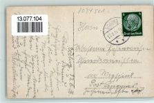 W8090 Wasserburg a. Inn Der Inn aus der Vogelschau, gute Erhaltung AK Landkarte 1936